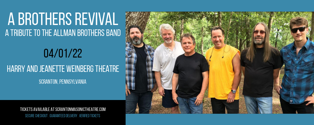 A Brothers Revival - A Tribute to the Allman Brothers Band Tickets ...